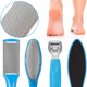 thumbnail image 4 of Kit de cuidado de pies de acero inoxidable 20 en 1, removedor de callos y piel muerta, raspador de pies, herramientas de pedicura para mujeres, hombres, salón en casa (azul), 4 of 5