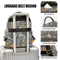 thumbnail image 3 of FORMRS Mini Backpack Purse for Women Quilted Travel Daypack Casual Shoulder Bag, Halloween Dancing Skeleton, 3 of 7