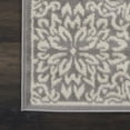 thumbnail image 6 of Nourison Jubilant Geometric Floral Ivory/Grey 2'3" x 7'3" Area Rug, (7' Runner), 6 of 8
