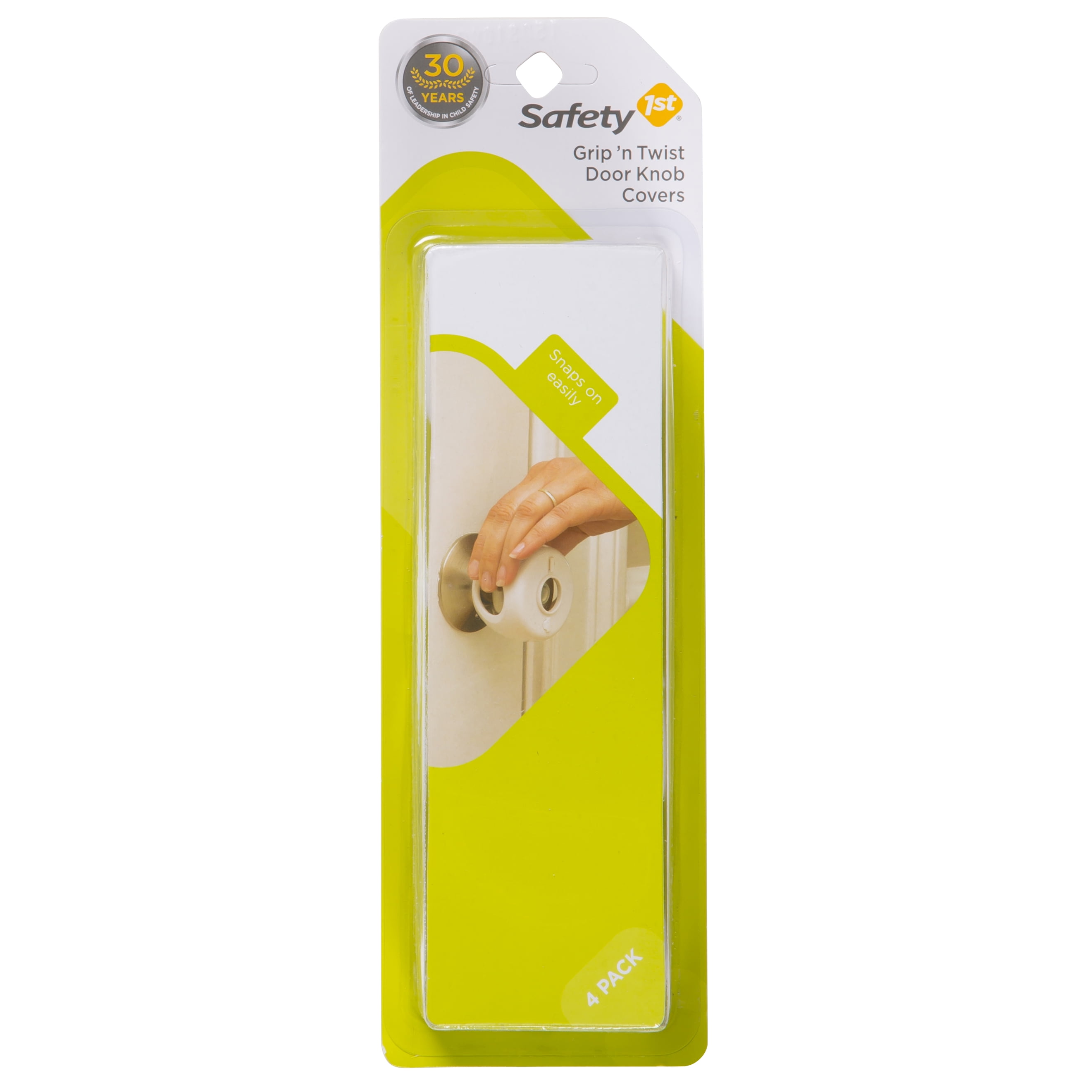 Safety 1st Grip 'n Twist Door Knob Covers (4pk), White