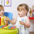 thumbnail image 1 of RENACLIPY 4Pcs Kids Instrument Finger Cymbals Golden for Toddlers and Musical Activities, 1 of 7