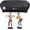 Black, variant on Lifepro HexaPlate Vibration Plate 330 lbs, Vibrating Plate for Exercise, Lymphatic Drainage and Weight Loss with Oscillating Motor, 120 Speeds, 9 Modes, Magnetic Acupoints, Black