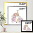 thumbnail image 4 of Designart 'Bouquet of Flowers and Perfume Bottle I' Traditional Framed Art Print, 4 of 4