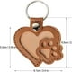thumbnail image 4 of Dog Storage Keychain Cute Leather Paw Keychain Pet Hair Keepsake Keyring Unique Memorial Collection Keychain Pet Memorial Gifts For Bag Purse Paw Key, 4 of 9