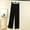 #374-Black, variant on Women's Casual Wide Leg Pants, Solid Color with Elastic Waist and Drawstring, for Daily Wear and Travel