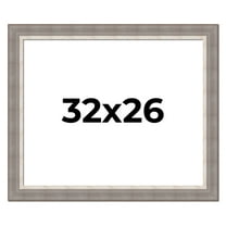 32x26 Frame Grey Real Wood Picture Frame Width 2.75 Inches | Interior Frame Depth 0.5 Inches |