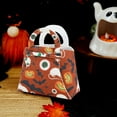 thumbnail image 5 of Konghyp Halloween Candy Bags, Personalized Trick-or-Treat Tote, Spooky Pumpkin Design, Reusable Decoration, Festive Party Supplies, Velour Fabric Bags, 5 of 6