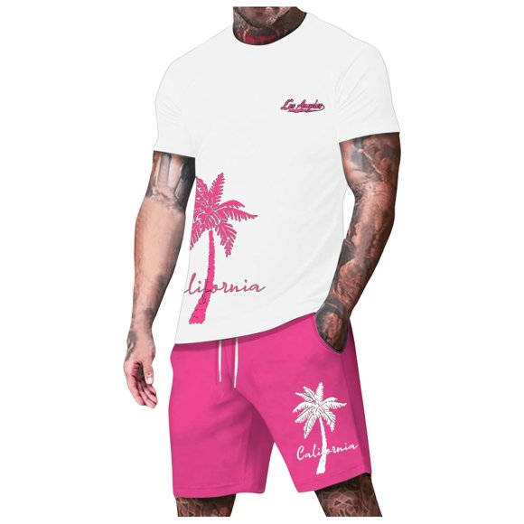 Playera Para Hombre, Camiseta De Manga Corta Holgada Con Cuello Redondo Y Estampado Informal A La Moda Para Niño Y Niña