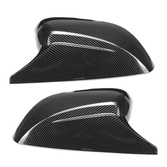 For Infiniti Q50 Q60 Q70 QX30 2014-2021 Carbon Fiber Color Rearview Mirror Cover Caps Side Door Mirror M Style Pair
