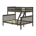 thumbnail image 3 of Plank+Beam Solid Wood Twin XL over Queen Bunk Bed for Adult, Clay, 3 of 7