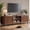 Walnut, variant on Seetech TV Stand for TVs up to 75 Inches, Modern Mid Century Entertainment Center with 2 Sliding Tambour Doors & Adjustable Shelves, Walnut