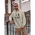 thumbnail image 2 of Buon Ferragosto Italy Flag Hoodie Men -Image by Shutterstock, Male Medium, 2 of 4