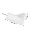 thumbnail image 2 of OUNONA 2-Pack White Corner Shelves for Grow Tents, Easy to Install Plant Shelving for Cameras and Equipment Storage, 2 of 8