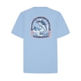 thumbnail image 4 of Camiseta IZOD Saltwater de manga corta con gráfico en azul Placid, 4 of 7
