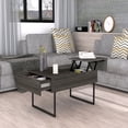 thumbnail image 5 of Coffee table with hidden storage compartment / Good for living room use / Metal legs ensure firmness, 5 of 5