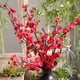thumbnail image 3 of Nvzi 3 ramas de flores de cerezo artificiales, tallo largo de 23 pulgadas, flores de ciruelo de seda con brotes, color rosa, 3 of 5