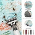 thumbnail image 5 of Entryway Rug 2'x3', Teal Red Coastal Kitchen Runner Rugs Non-Slip Carpet Mats, Nautical Seahorse Beach Coral Starfish Bedside Rugs Runners Washable Floor Carpet for Bathroom Laundry Room, 5 of 8
