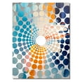 thumbnail image 2 of Designart "Azure and Lemon Vivid Abstract Whispers Art art" Abstract Oversized Wall Mirror - Modern Abstract Hallway Decorative Wall Mirrors - Multiple Color Options, 2 of 6