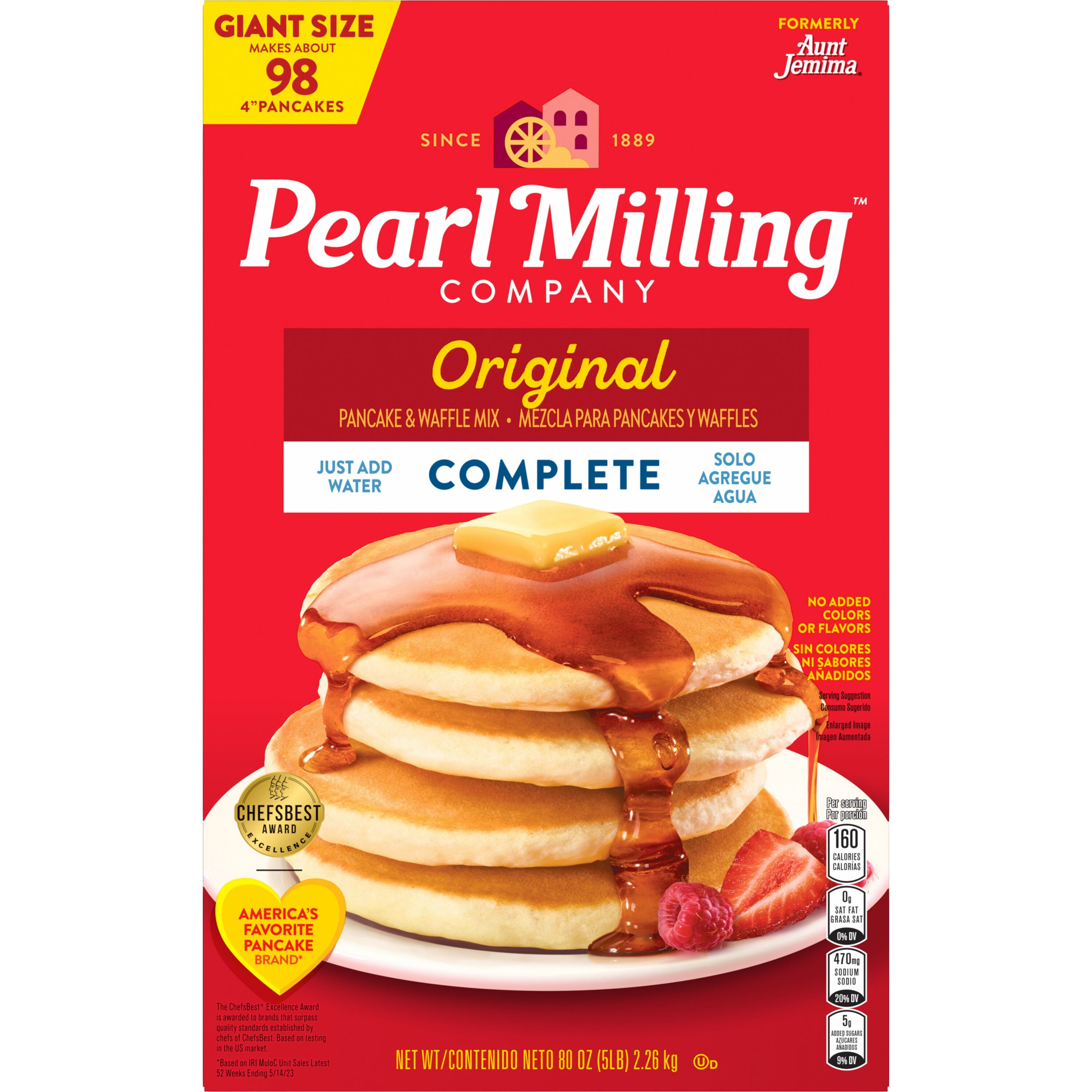 (6 pack) Pearl Milling Company, Complete Pancake Mix, 80 oz (Packaging May Vary)