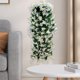 thumbnail image 5 of Bolsa colgante de flores artificiales, maceta de ratán sintético, decoración para interiores y exteriores, ideal para bodas, flores sintéticas, jardín artificial, decoración del hogar,, 5 of 8