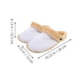 thumbnail image 4 of Pretyzoom 1 Pair Plush Soft Warm Winter Shoe Inserts Cozy Detachable Liners for Comfortable Footwear, 4 of 7