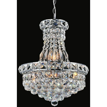 

4 Light Mini Chandelier with Chrome finish
