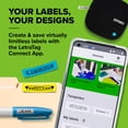 thumbnail image 4 of DYMO LetraTag 200 Bluetooth Label Maker, Includes 1 White Paper Label Tape, 4 of 10