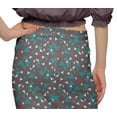 thumbnail image 5 of Moomaya Printed Skirts For Women Knee Length Skirt For Girls Casual Clothing, 5 of 6