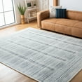 thumbnail image 2 of SAFAVIEH Metro Bayon Bordered Area Rug, Light Grey/Ivory, 8' x 10', 2 of 8