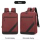 thumbnail image 5 of Bolso de hombro de gran capacidad para hombre con puerto USB de carga para viajes de negocios - Contiene portátil de 15,6 pulgadas, múltiples compartimentos y correa para equipaje, 5 of 8