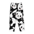 thumbnail image 4 of Junzan Seamless Pattern Cute Panda Women'S Pajama Pants Drawstring Comfy Sleep Bottoms With Pockets, 4 of 9