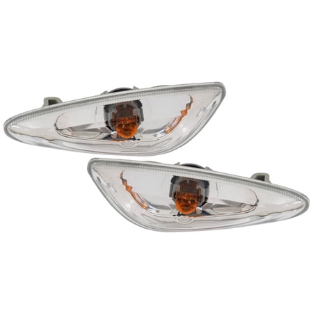 For Kia Seltos 2021 2022 Side Marker Assembly Driver and Passenger Side | Pair | LX | CAPA Certified | Replacement For KI2570102C, KI2571102C | 92301K0000, 92302K0000
