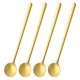 thumbnail image 1 of Uxcell 4Pcs Cucharas de Espresso de 6.7 pulgadas de Acero Inoxidable, Tono Dorado, 1 of 5
