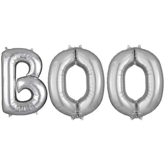 34 inch Boo - Anagram Letters Kit Foil Mylar Balloon - Party Supplies Decorations