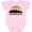 AD-Pink, variant on Inktastic Los Angeles California Skyline Retro Boys or Girls Baby Bodysuit
