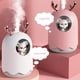 thumbnail image 3 of Humidificador Atmósfera interior Lámpara Difusor de aire Sonic 2 Modos Pulverizador de niebla fina Bajo ruido Potencia de apagado Atomizador Pink 300ml Advancent HA012498-02B, 3 of 7