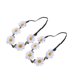 thumbnail image 5 of EeaseMX 2 diademas bohemias con 5 margaritas para el pelo, para boda, novia, accesorios para el pelo, accesorios de vestir para mujer (blanco), 5 of 7