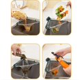 thumbnail image 3 of 2 coladores triangulares en forma de escalera para fregadero de cocina ecológico, 3 of 4