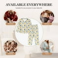 thumbnail image 7 of KLL Summer vacation Print Women's Long Sleeve Pajamas with Pants Sleepwear Loungewear 2 Set-Large, 7 of 7