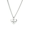 thumbnail image 2 of Women's Stainless Steel Be Still Heart Necklace - Psalm 46:10 by Shields of Strength, 2 of 4