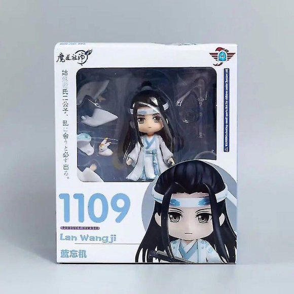 (Gift Of K) 10cm Modaozushi Figure Wei Wuxian Lan Wangji Yilinglaozu Pvc Action Figure Model Kawaii Collectible Toys_Newway