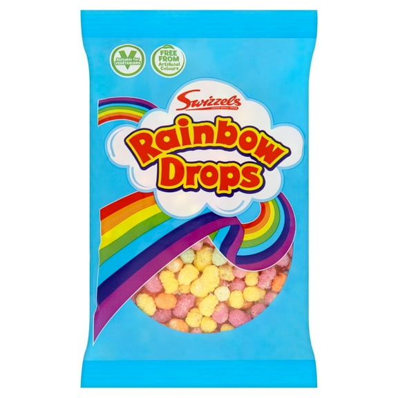 Swizzels Rainbow Drops Bags 32g (Pack of 6)