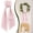 Pink, variant on Wreath Sash for Front Door, Cotton Wreath Satin Ribbon Garland, Doorway indoor Outdoor Bow Decoration, Wreath Sash for Holiday Bridal Shower Party (Green, 150*9.5 Cm)