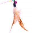 thumbnail image 4 of ziyahi Plastic Pet Wand Toys Elastic Bell Feather Teaser Interactive Exercise Training Catcher, 4 of 8