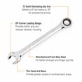 thumbnail image 2 of Llave combinada de trinquete GEARWRENCH 20 piezas SAE y métrica, 2 of 9