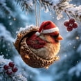 thumbnail image 5 of 3D Forest Animal Acorn Ornaments Resin Hanging Ornaments for Christmas Tree Realistic Animal Figures Home, Party Decor, Cozy Forest Theme Collection, 5 of 7