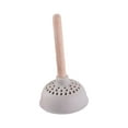 thumbnail image 1 of Colador de Té de Silicona mayimx Forma de Émbolo de Inodoro Gris Claro, 1 of 9