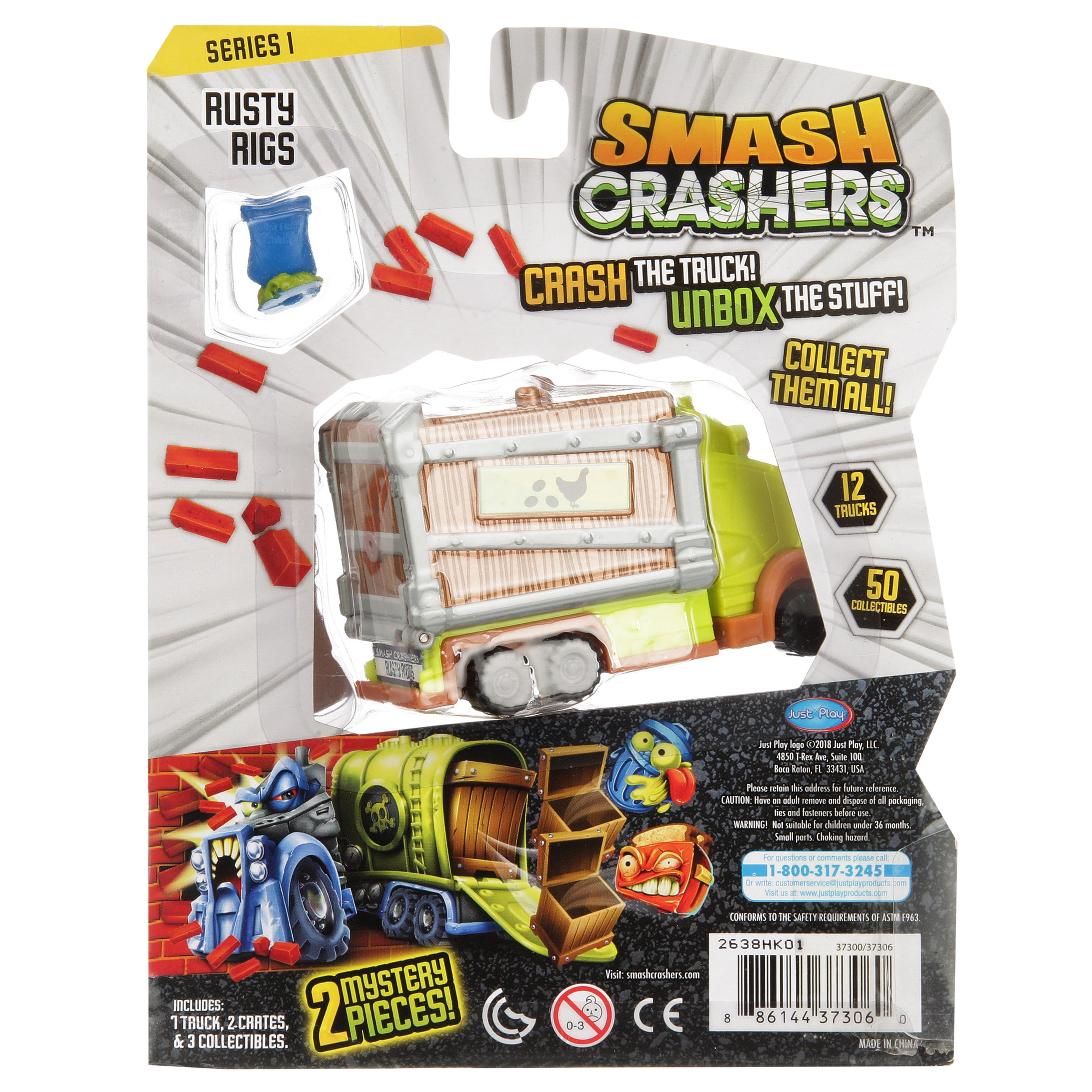 Toys, Smash Crashers Frank Tanker Crash The Truck