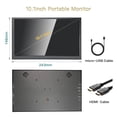 thumbnail image 3 of Monitor Táctil LESOWN 10 Pulgadas IPS Mini Portátil HDMI para Windows y Mac, 3 of 9