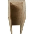 thumbnail image 4 of Ekena Millwork 10"W x 12"H x 12'L 3-Sided (U-beam) Rough Sawn Endurathane Faux Wood Ceiling Beam, White Washed, 4 of 17